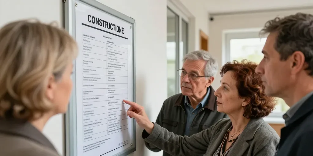Modèle affiche travaux dans immeuble : le document qui transforme la tension en transparence