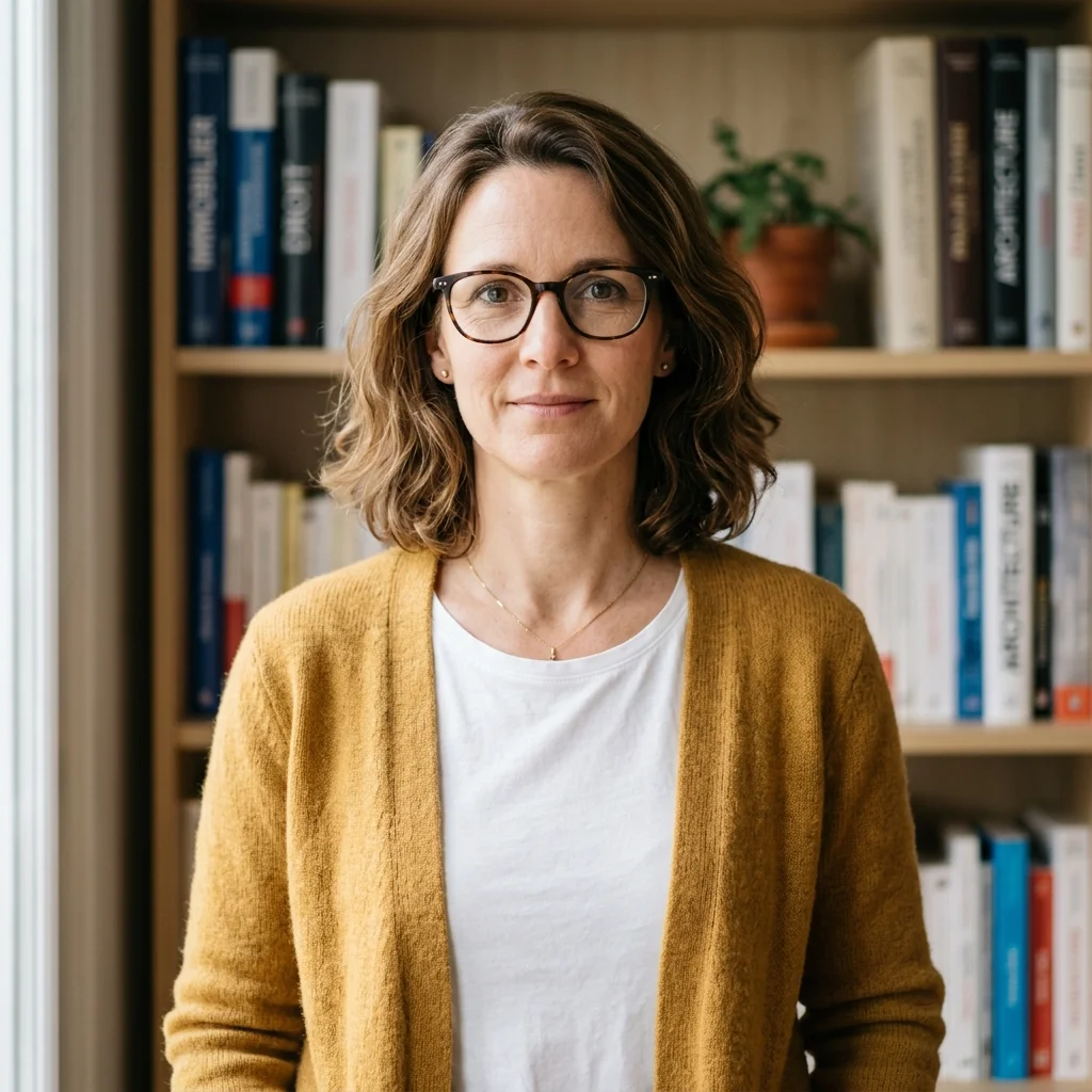 Portrait de Claire Moulin, experte gestion locative et rénovation